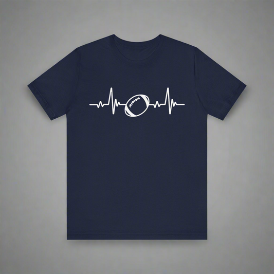 Football Heartbeat • T-shirt | Wyatt & Stella