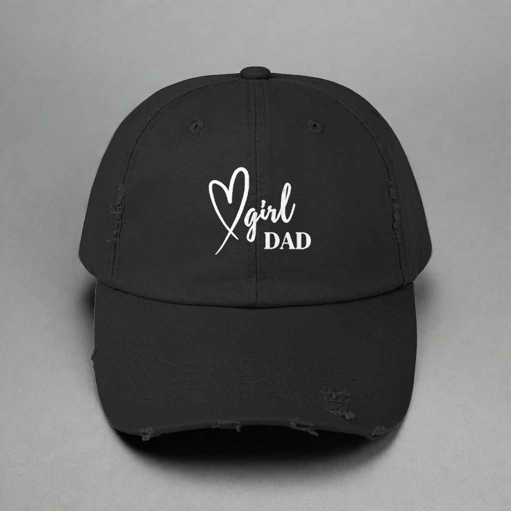 Girl Dad • Distressed Hat | Wyatt & Stella