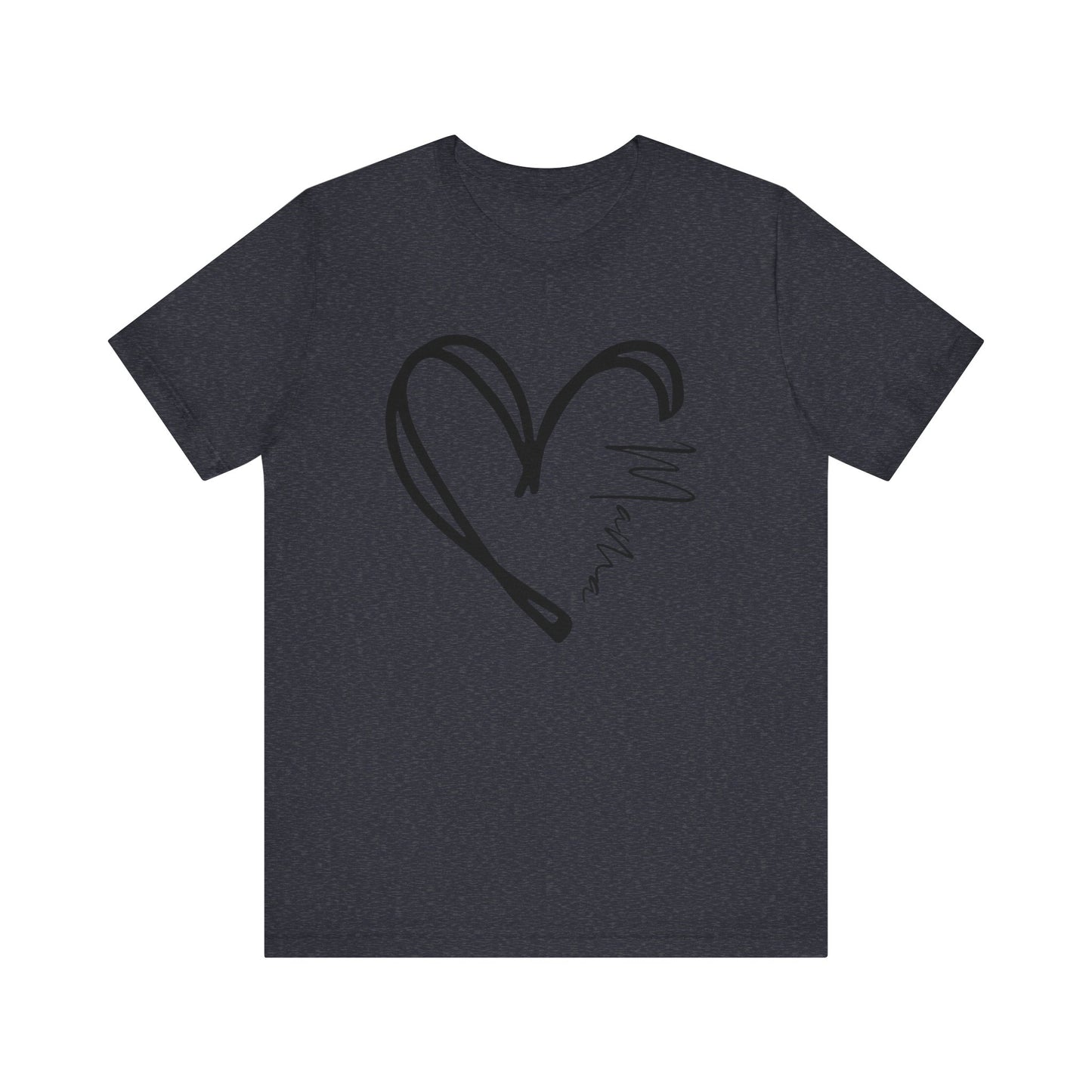 Mama Heart Short Sleeve Tee