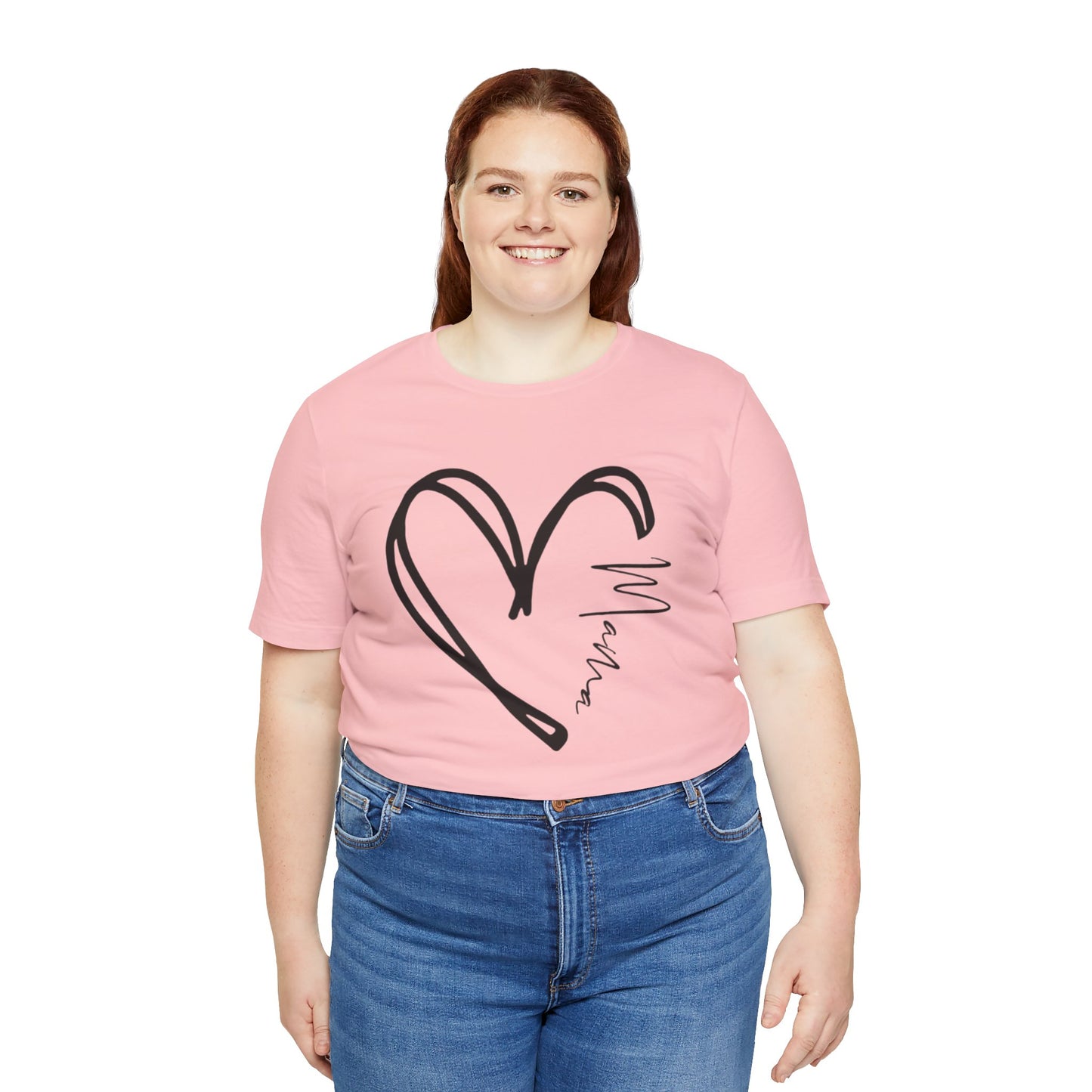 Mama Heart Short Sleeve Tee