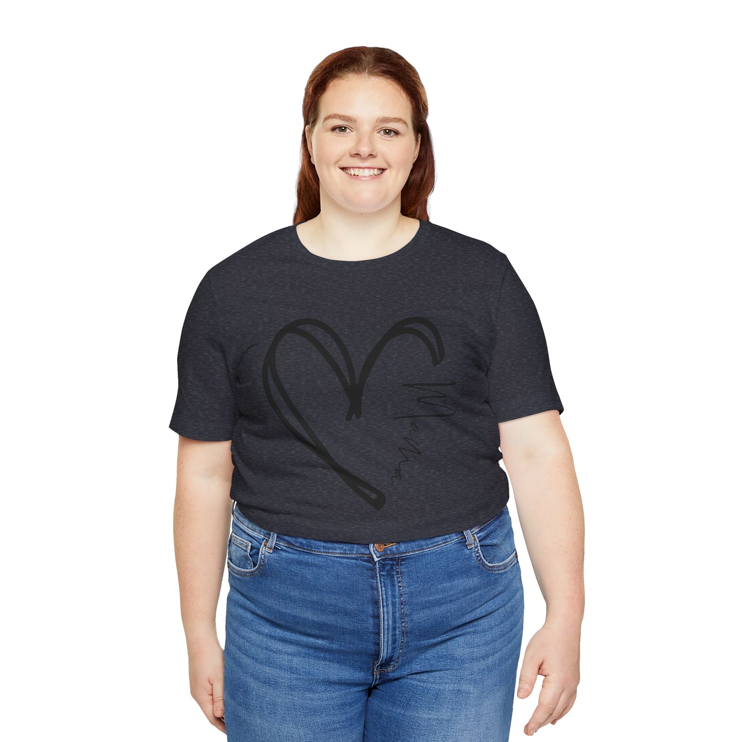 Mama Heart Short Sleeve Tee