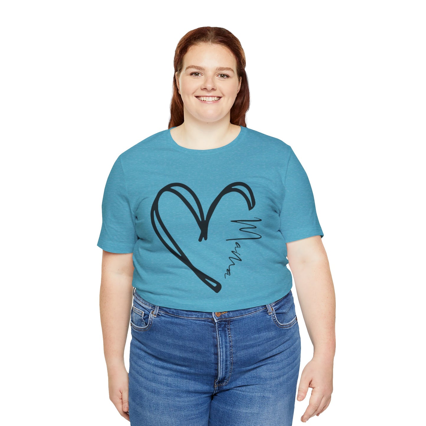 Mama Heart Short Sleeve Tee