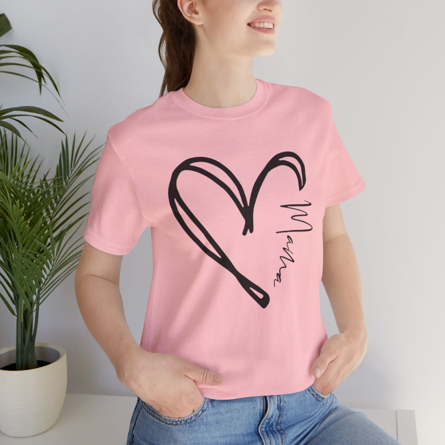 Mama Heart Short Sleeve Tee