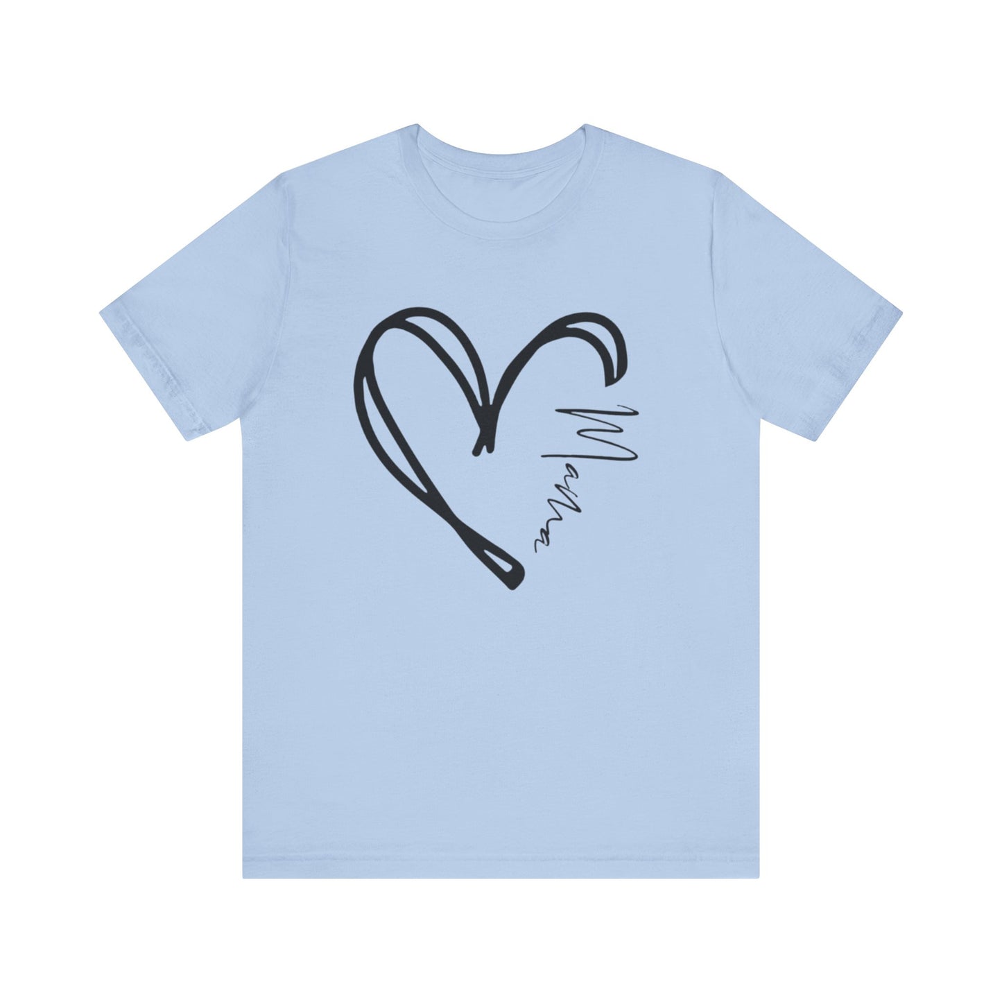 Mama Heart Short Sleeve Tee