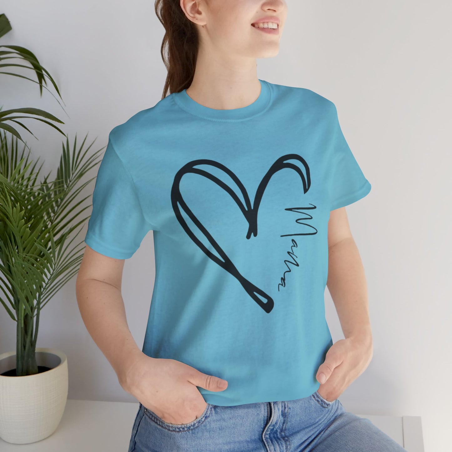 Mama Heart Short Sleeve Tee