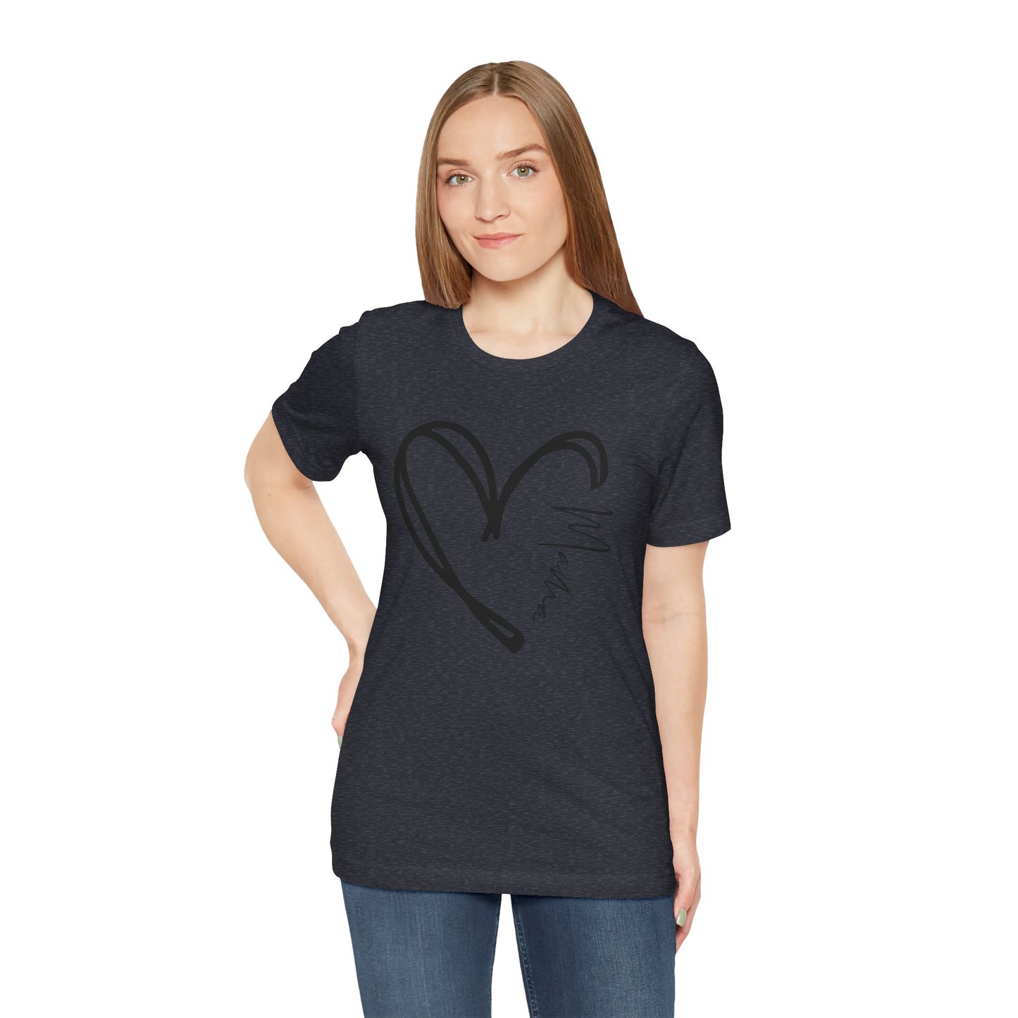 Mama Heart Short Sleeve Tee