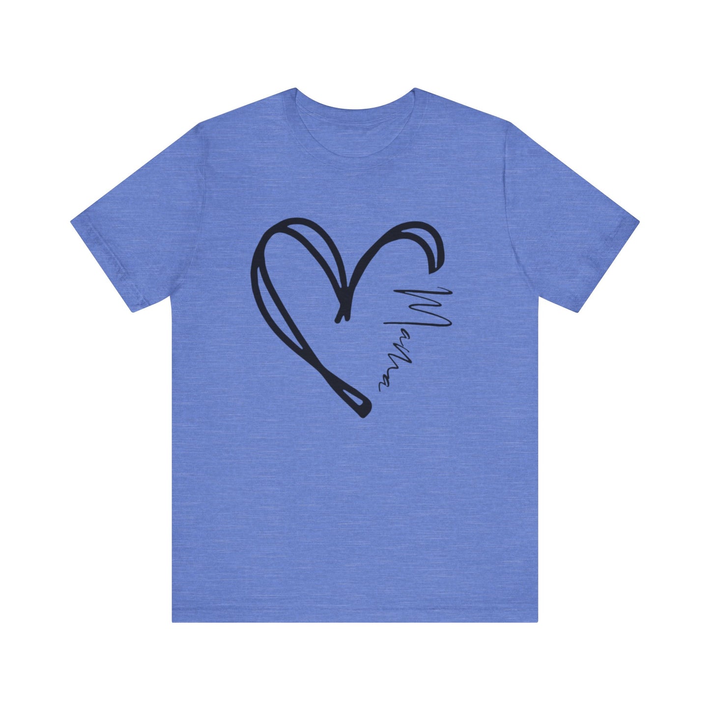 Mama Heart Short Sleeve Tee