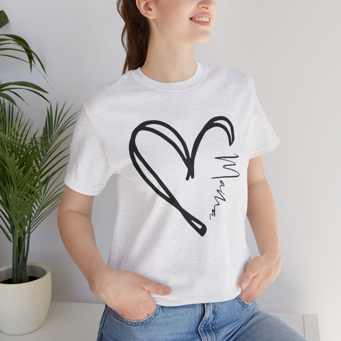 Mama Heart Short Sleeve Tee