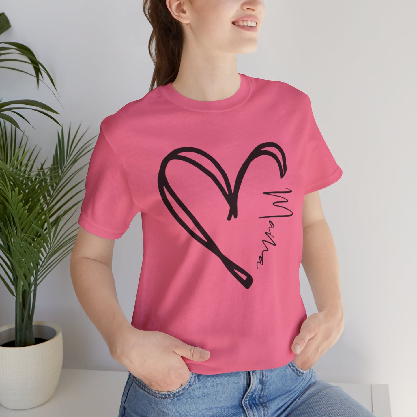 Mama Heart Short Sleeve Tee