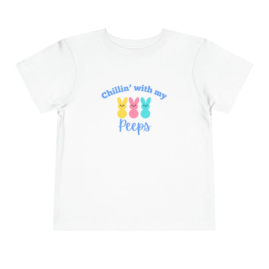 Toddler Easter Chilling with my Peeps Short Sleeve Tee