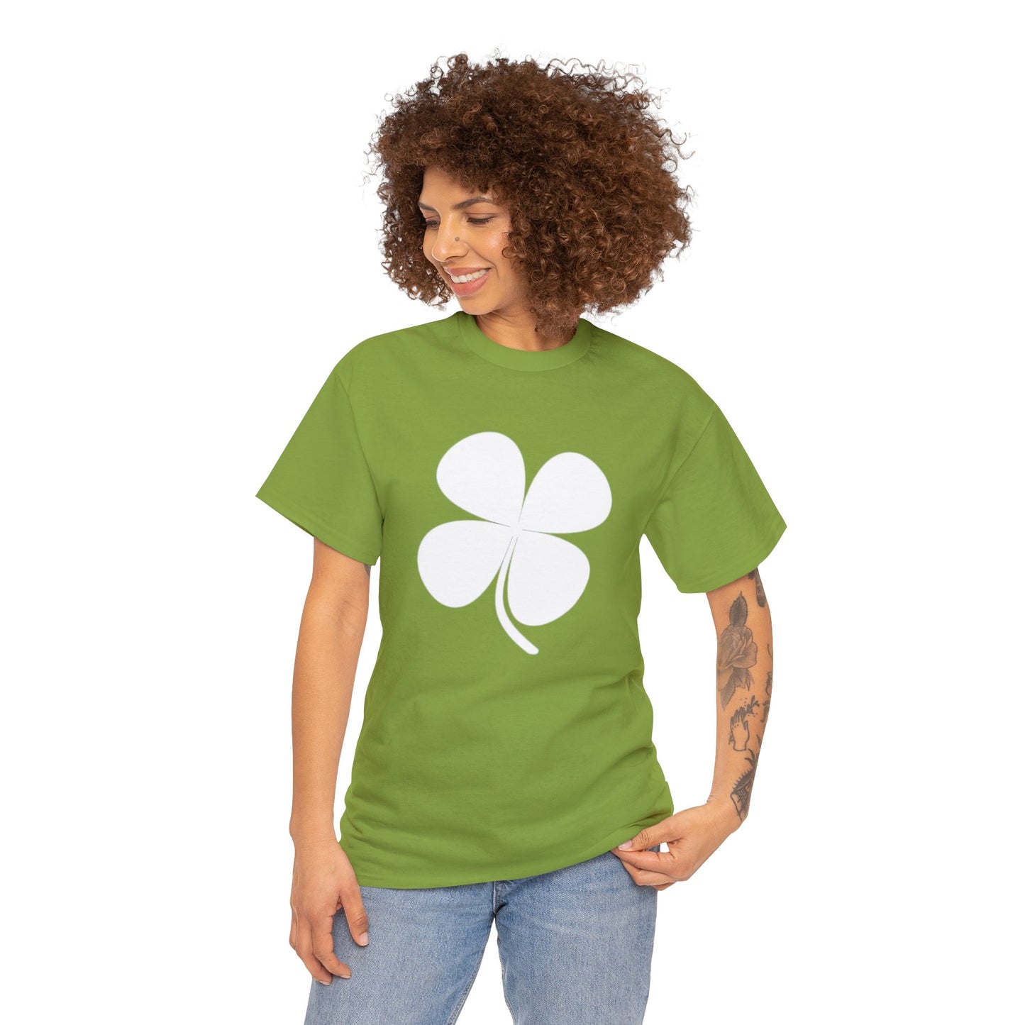 Green IRISH clover classic tee