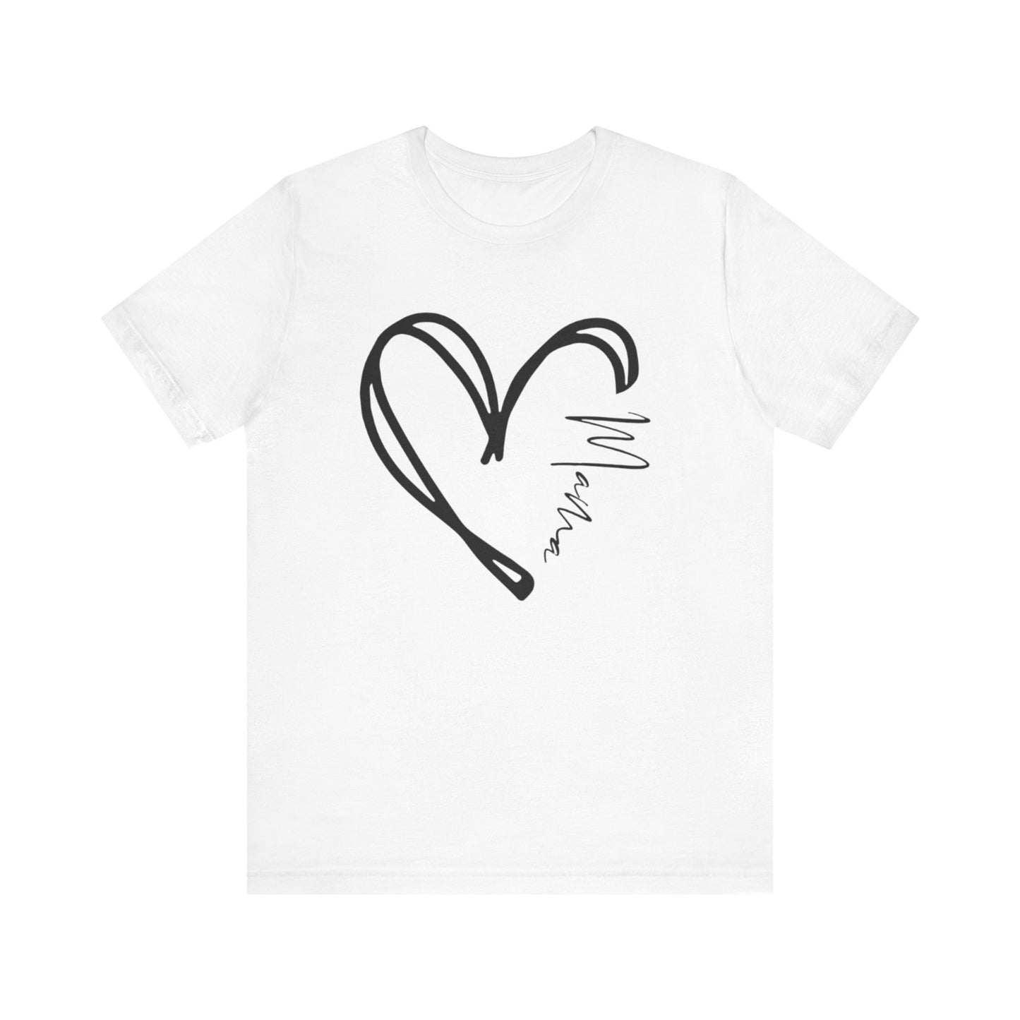 Mama Heart Short Sleeve Tee