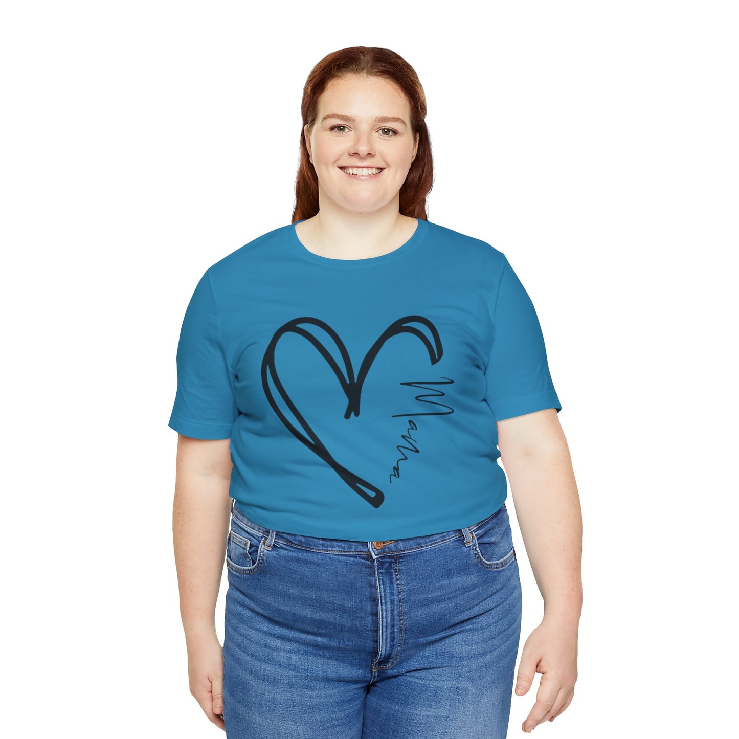 Mama Heart Short Sleeve Tee