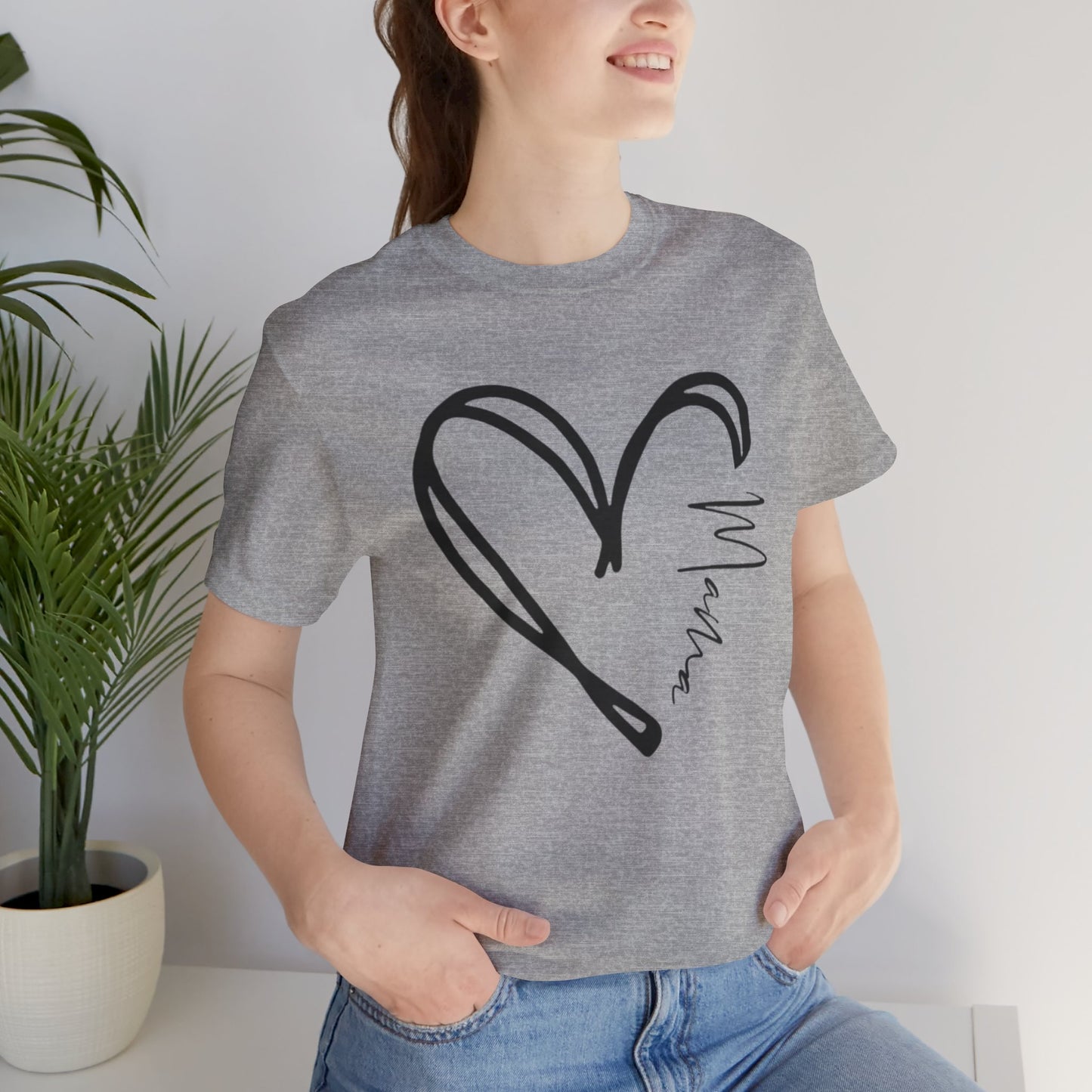 Mama Heart Short Sleeve Tee