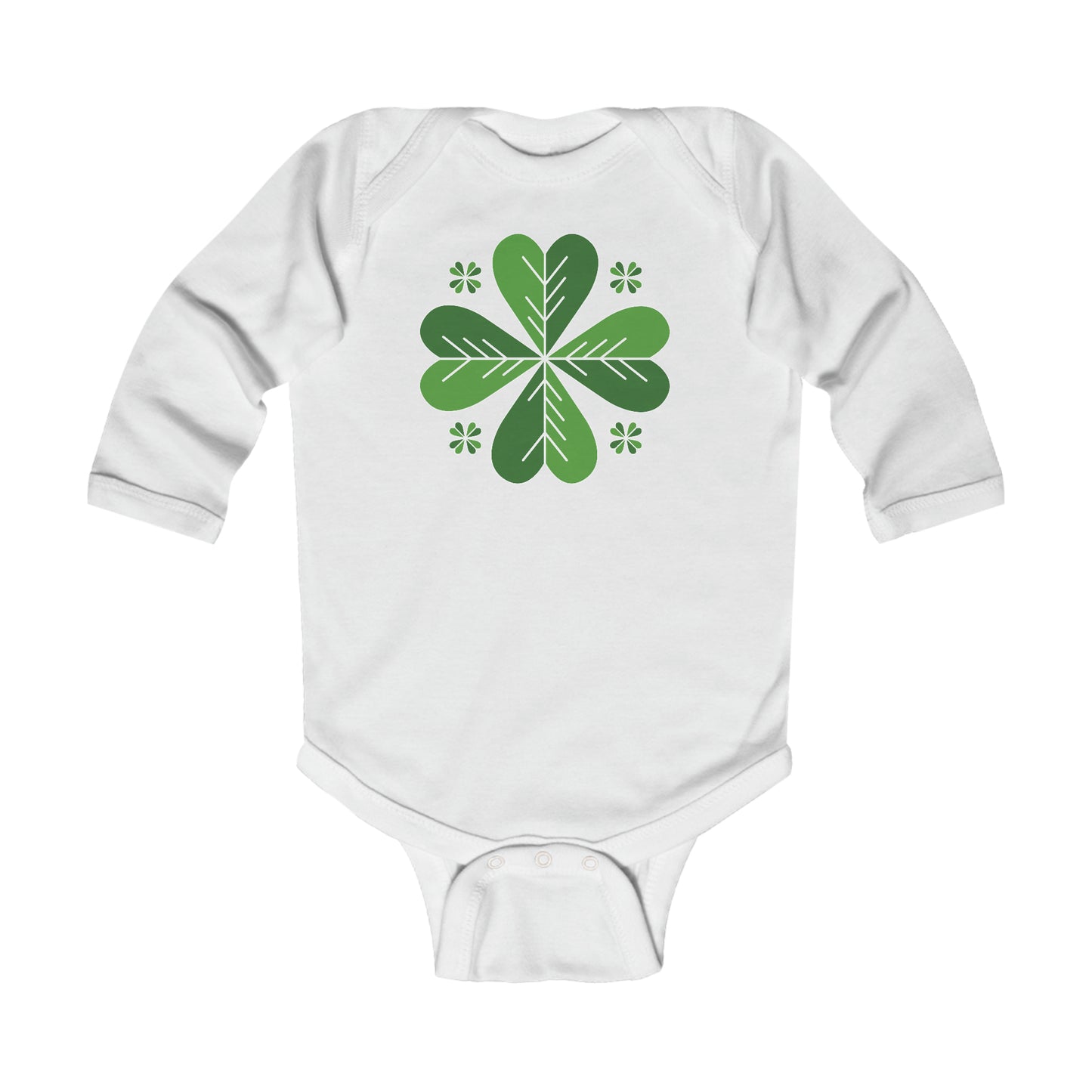 Four-Leaf Clover Infant Long Sleeve onesie