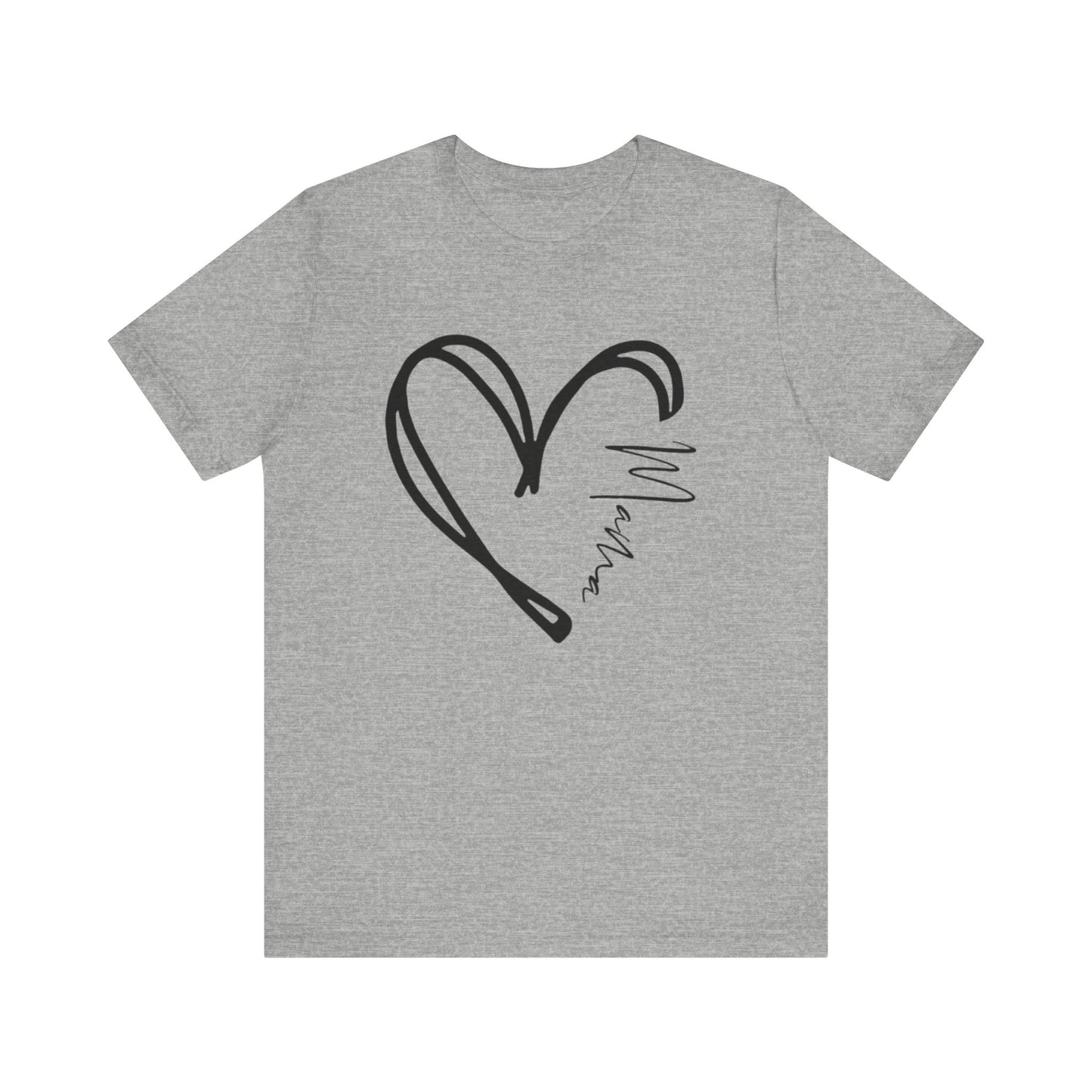 Mama Heart Short Sleeve Tee