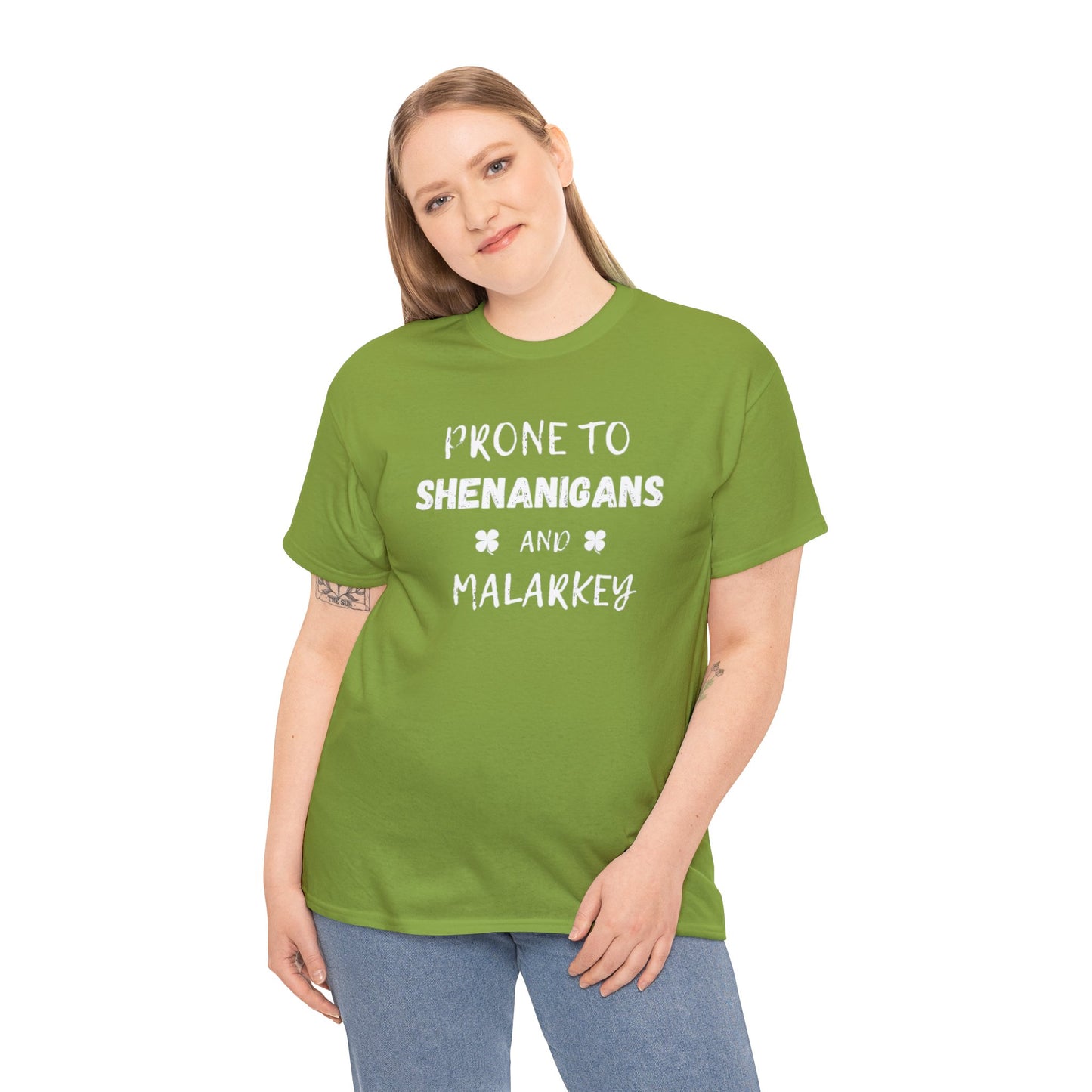 Prone to Shenanigans and Malarkey Classic Tee