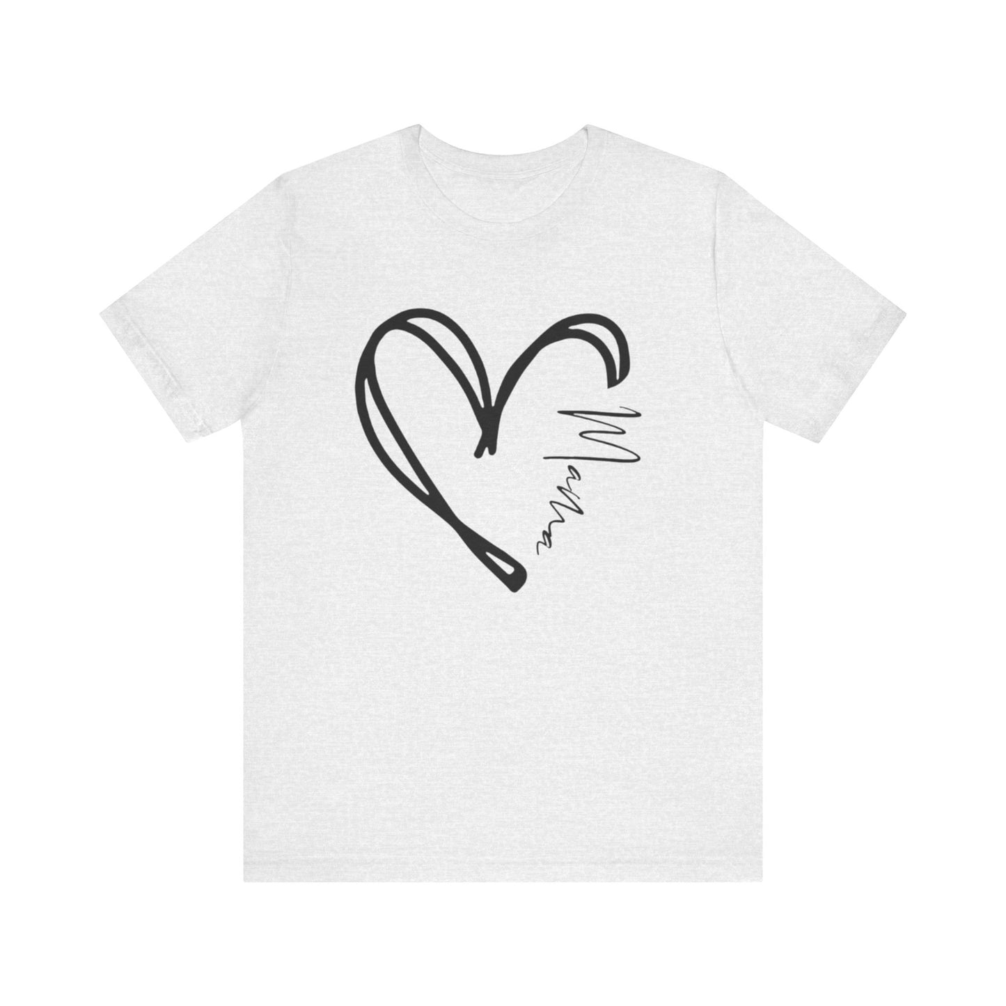 Mama Heart Short Sleeve Tee