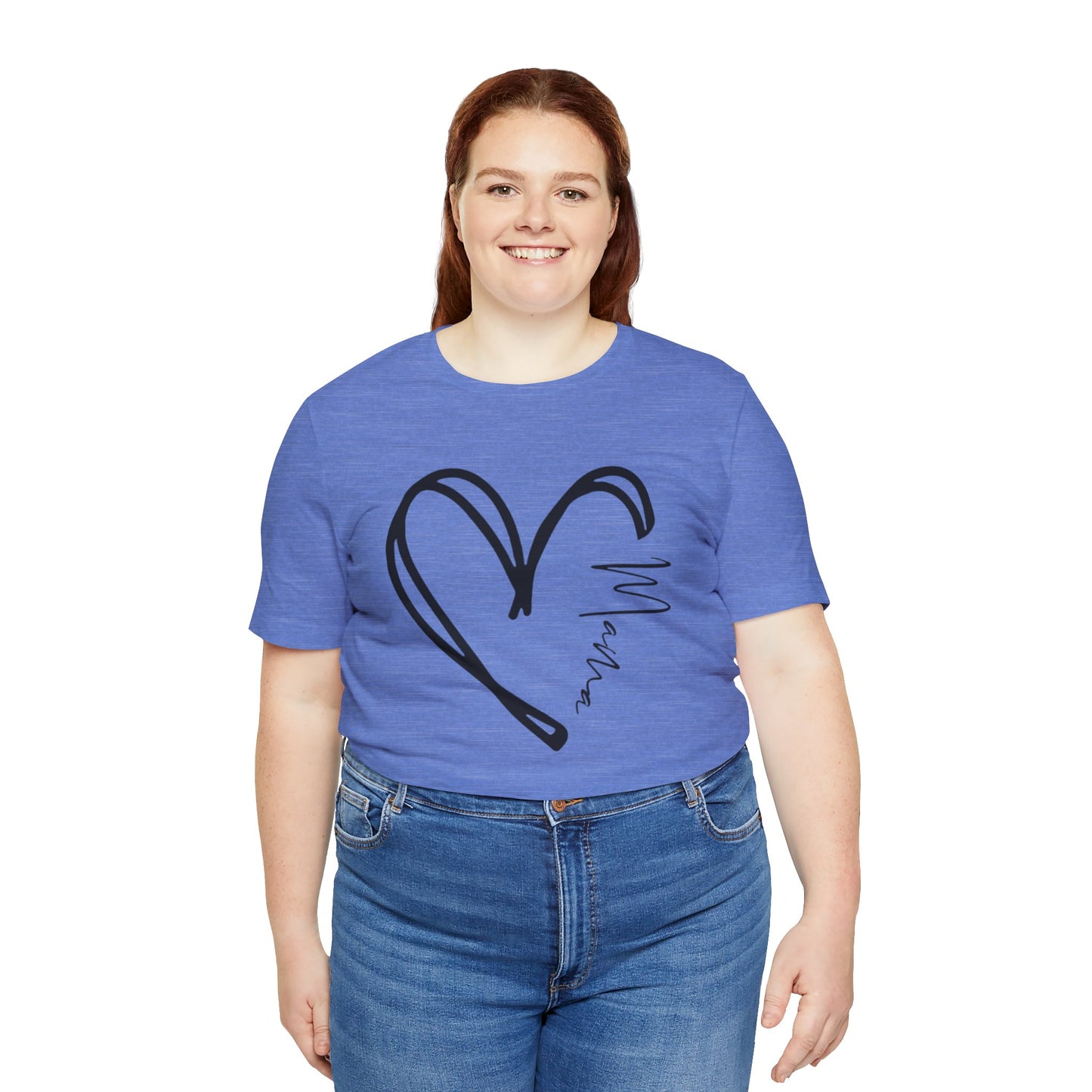 Mama Heart Short Sleeve Tee