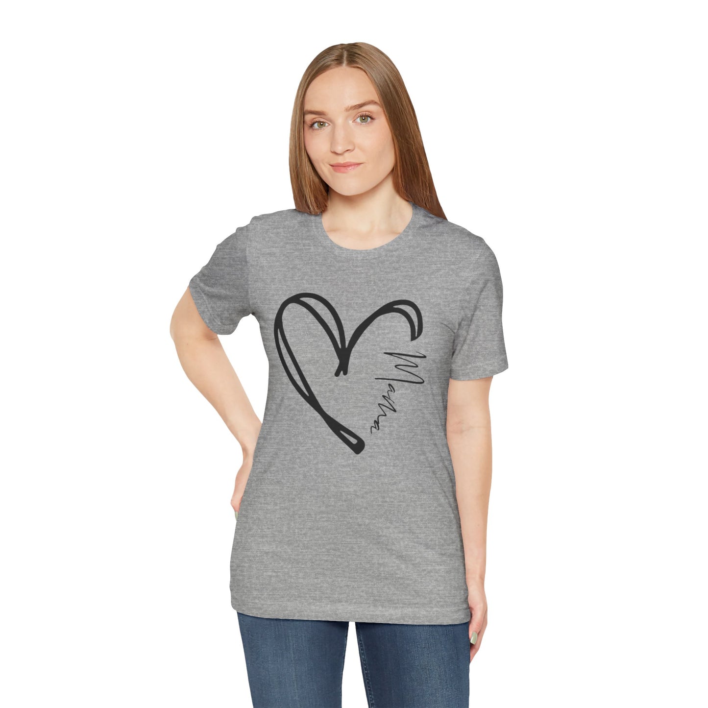 Mama Heart Short Sleeve Tee