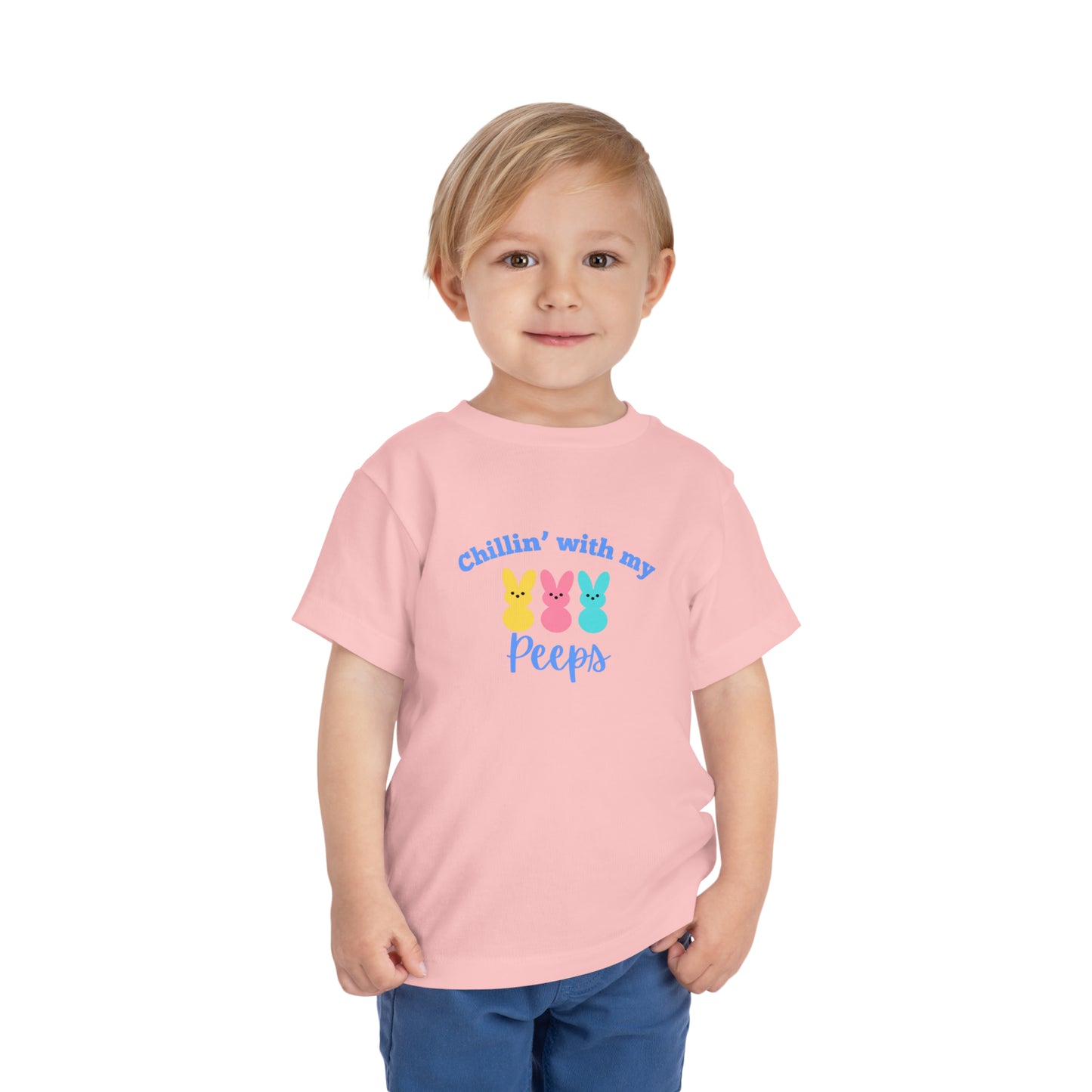 Toddler Easter Chilling with my Peeps Short Sleeve Tee