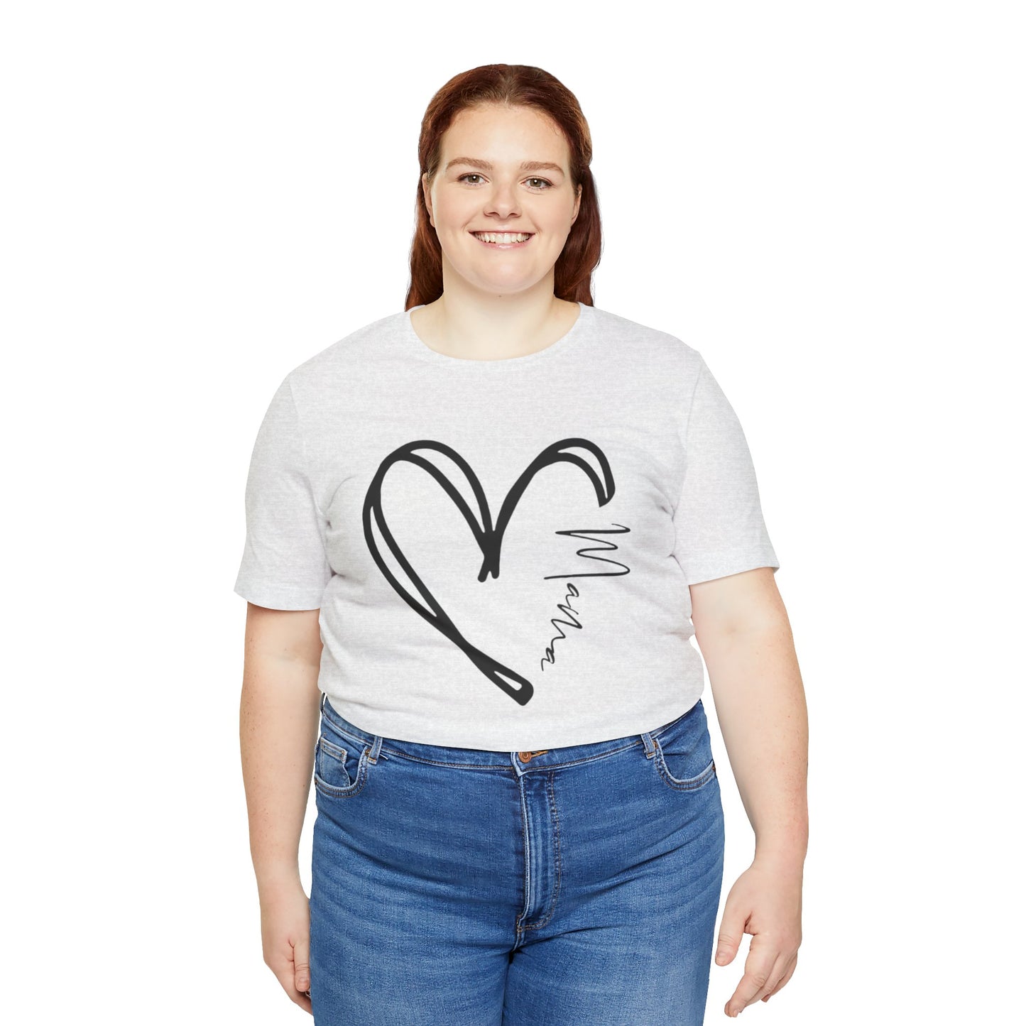 Mama Heart Short Sleeve Tee