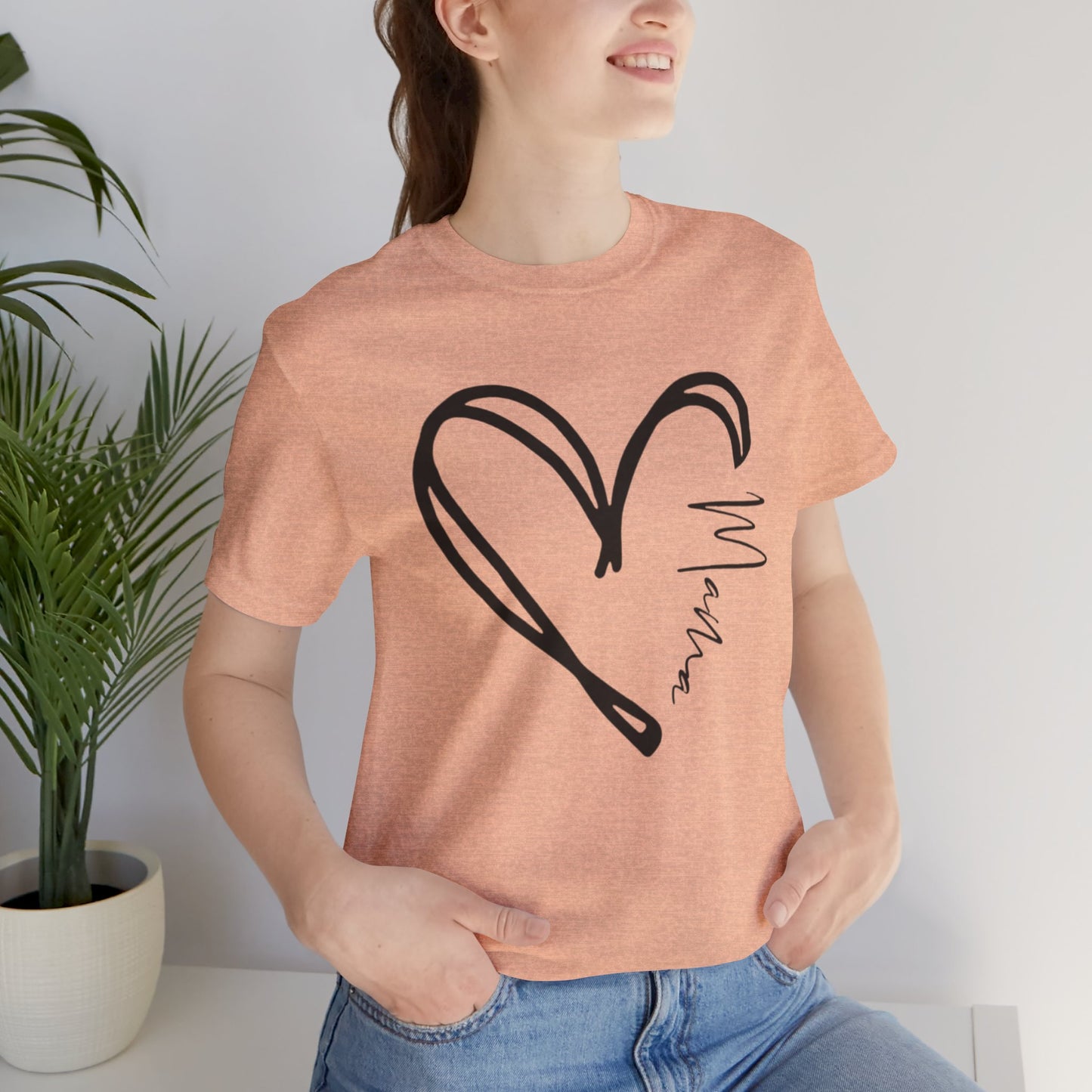 Mama Heart Short Sleeve Tee