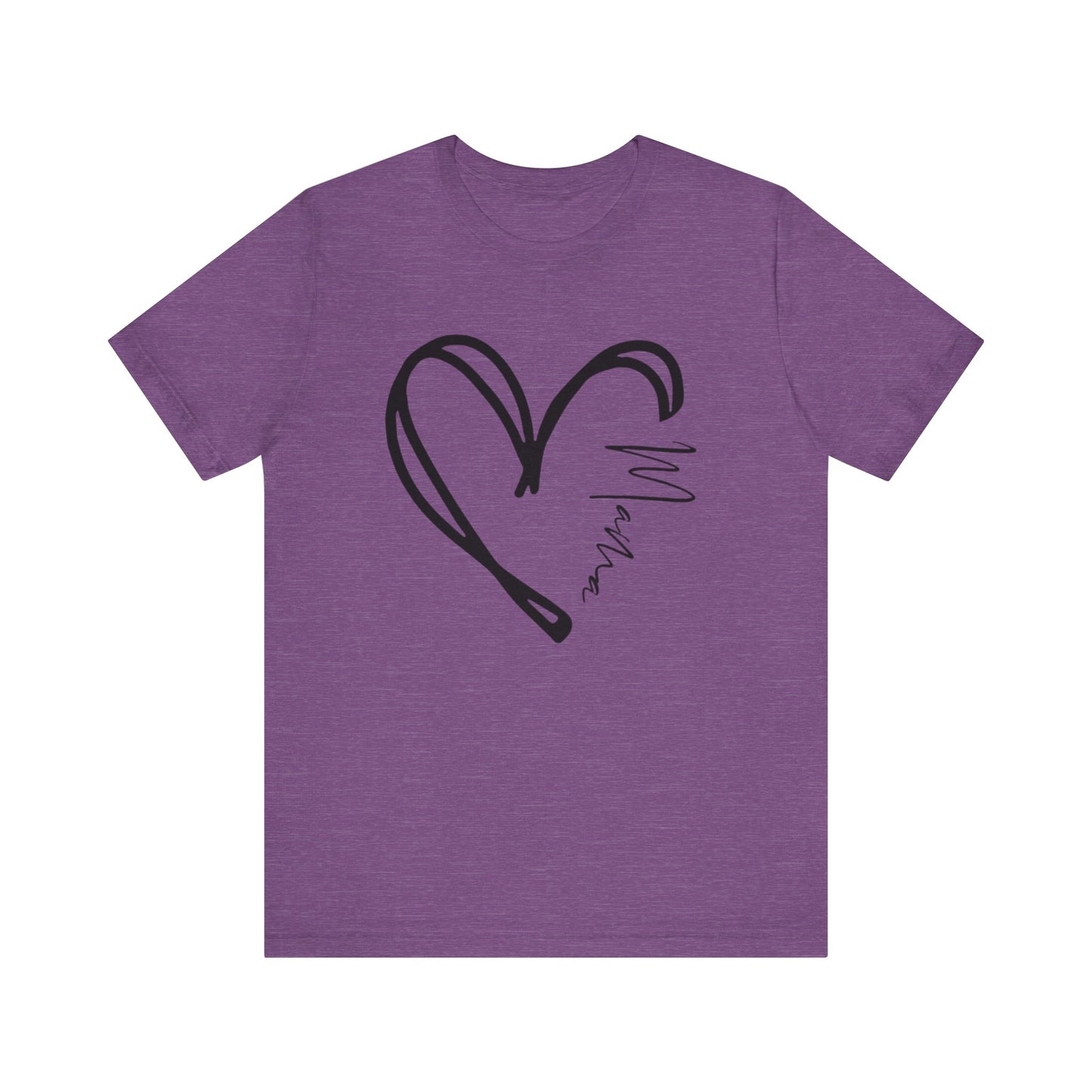 Mama Heart Short Sleeve Tee