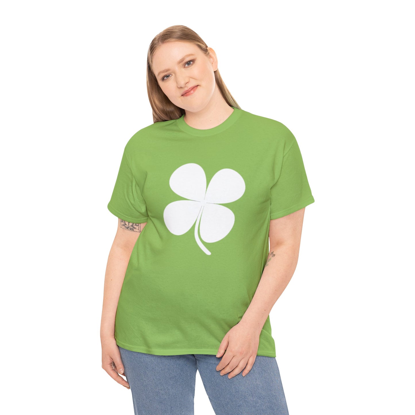 Green IRISH clover classic tee