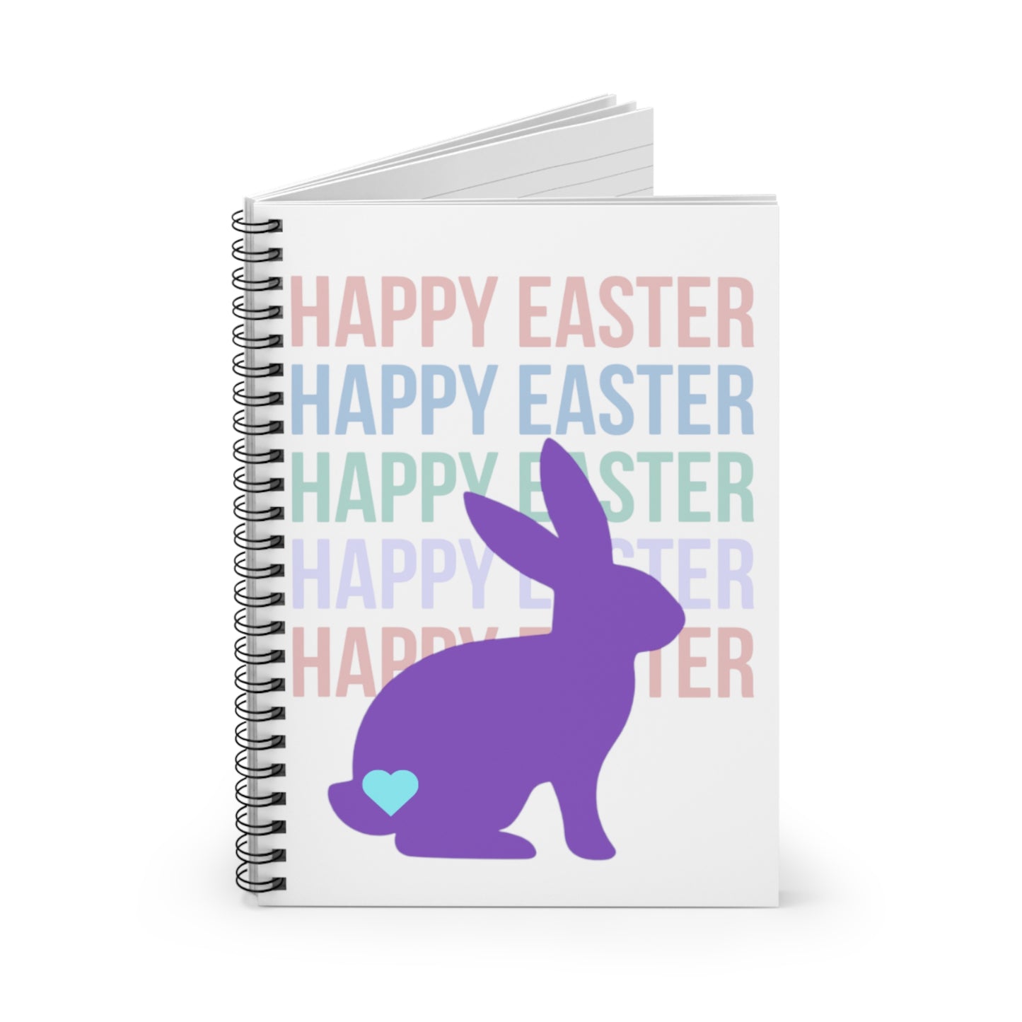 Happy Easter Spiral Notebook - Ruled Line