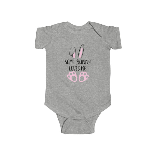 Infant Some Bunny Loves Me Onesie