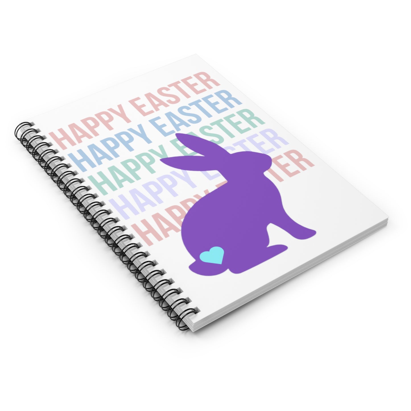 Happy Easter Spiral Notebook - Ruled Line