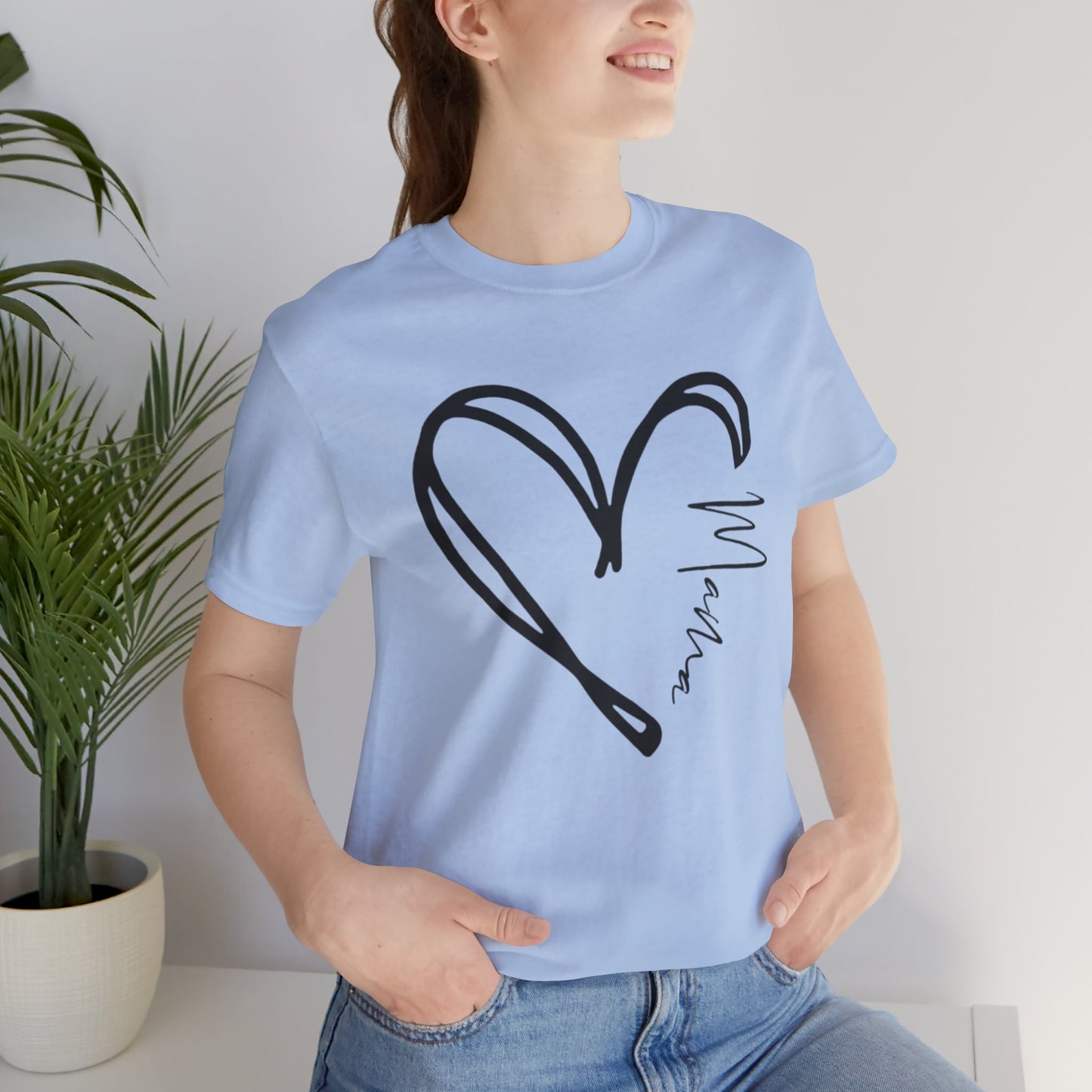 Mama Heart Short Sleeve Tee