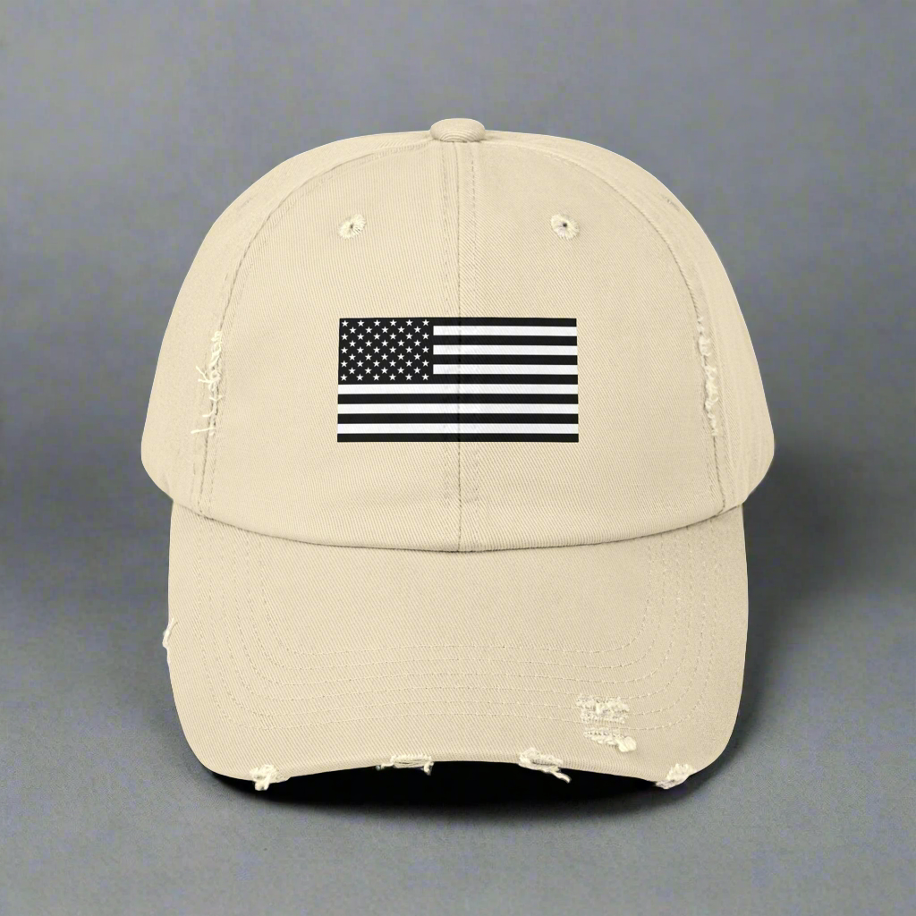 American Flag • Distressed Cap | Wyatt & Stella