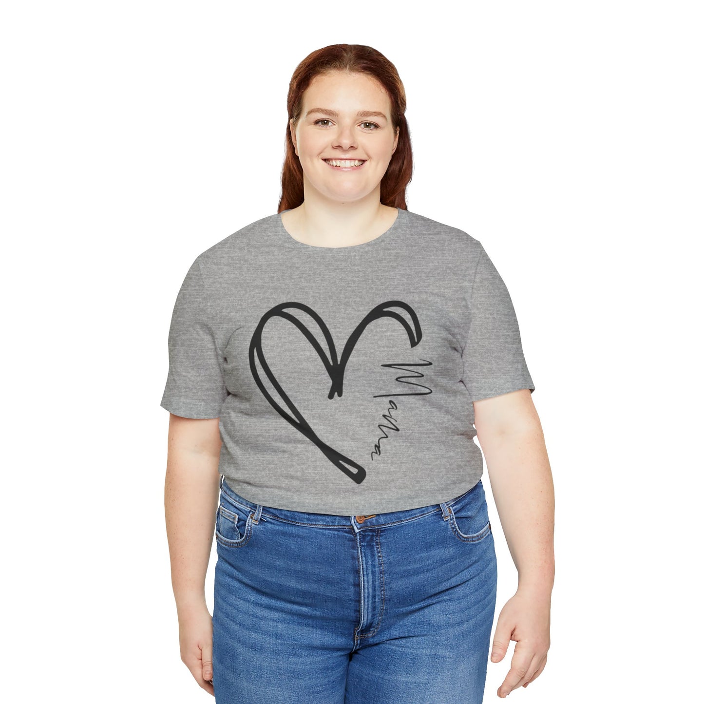 Mama Heart Short Sleeve Tee