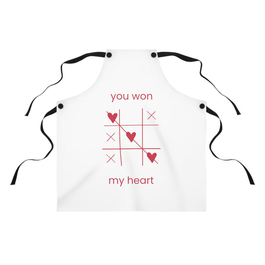 You Won My Heart Apron