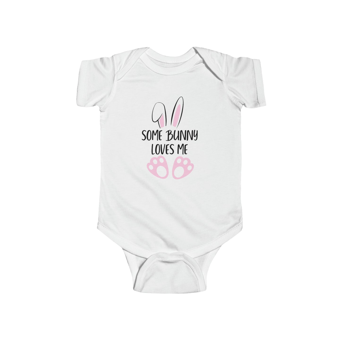 Infant Some Bunny Loves Me Onesie