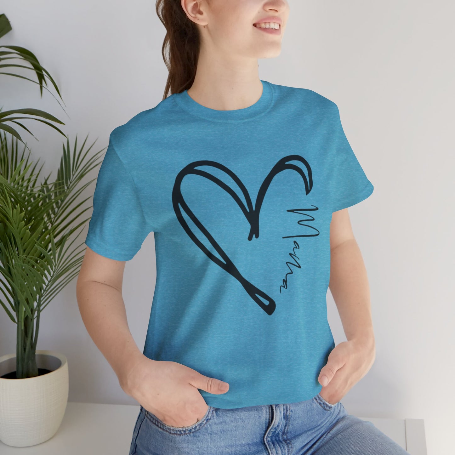 Mama Heart Short Sleeve Tee