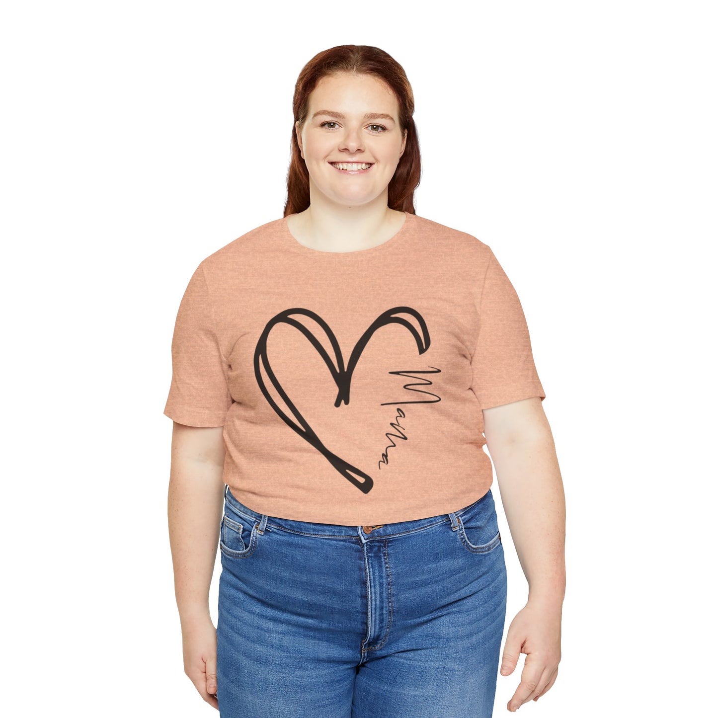 Mama Heart Short Sleeve Tee