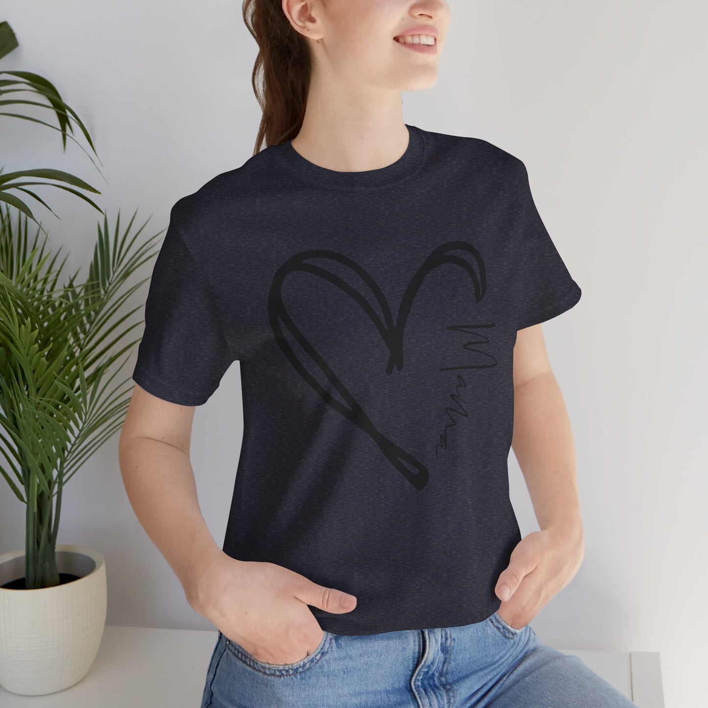 Mama Heart Short Sleeve Tee