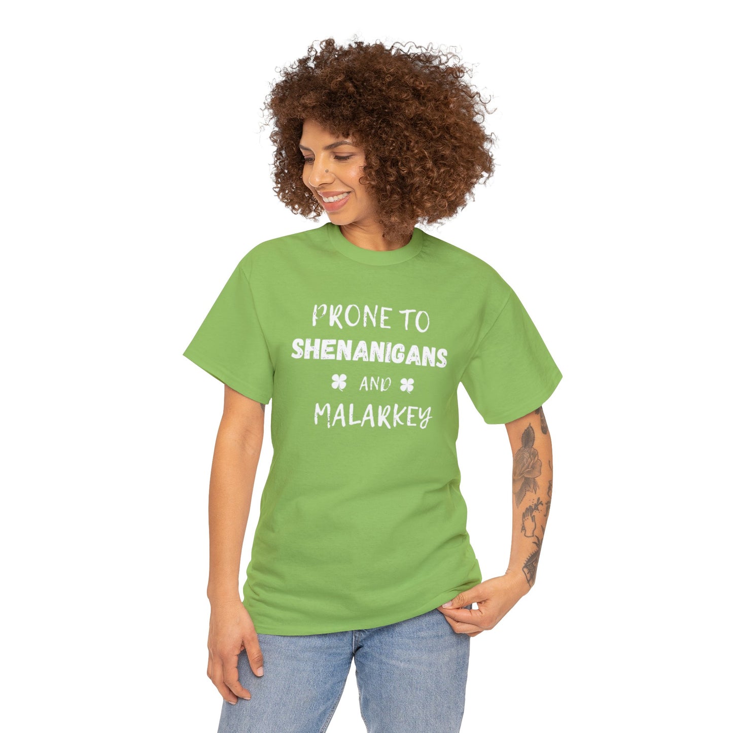 Prone to Shenanigans and Malarkey Classic Tee