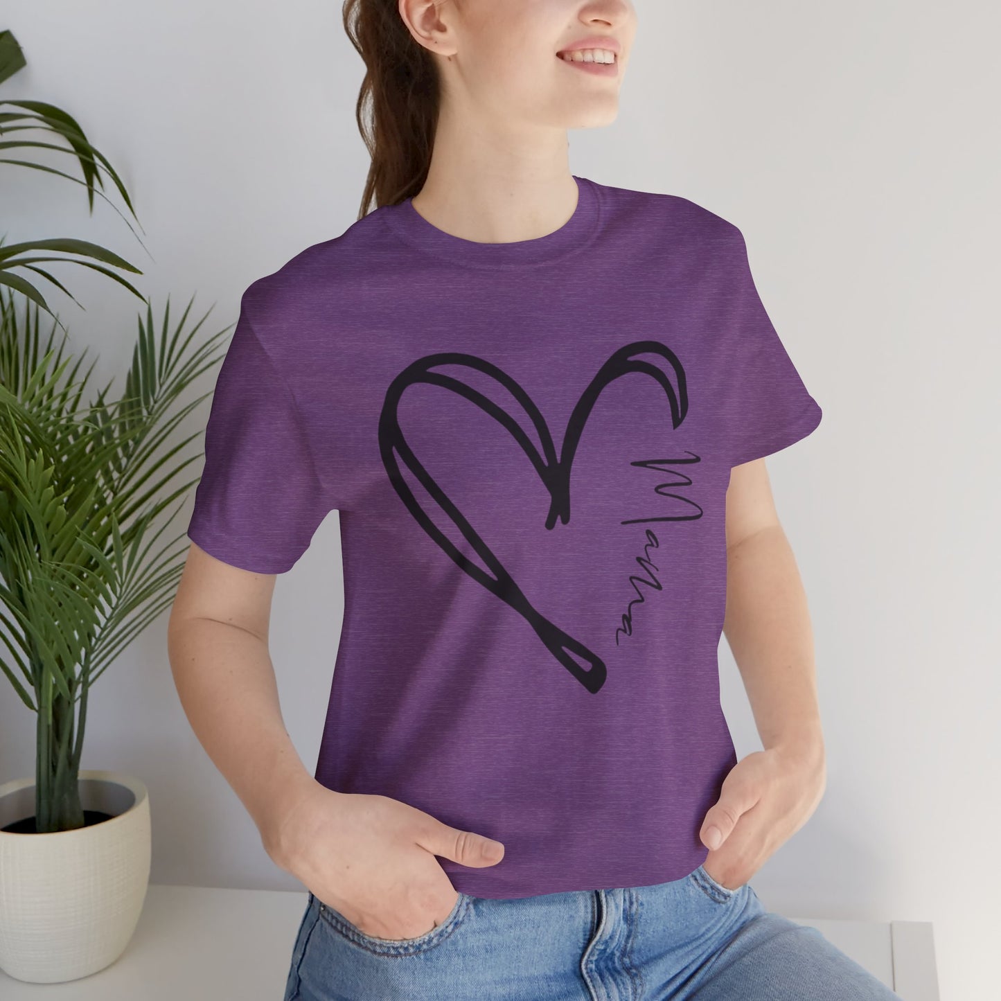 Mama Heart Short Sleeve Tee