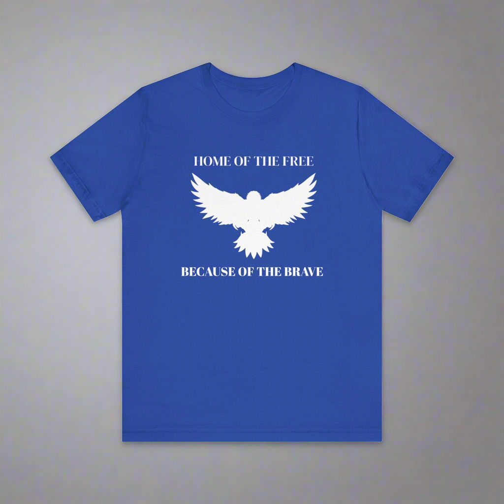 Eagle Too - Home of the free Because of the Brave • T-shirt • Express Delivery available | Wyatt & Stella