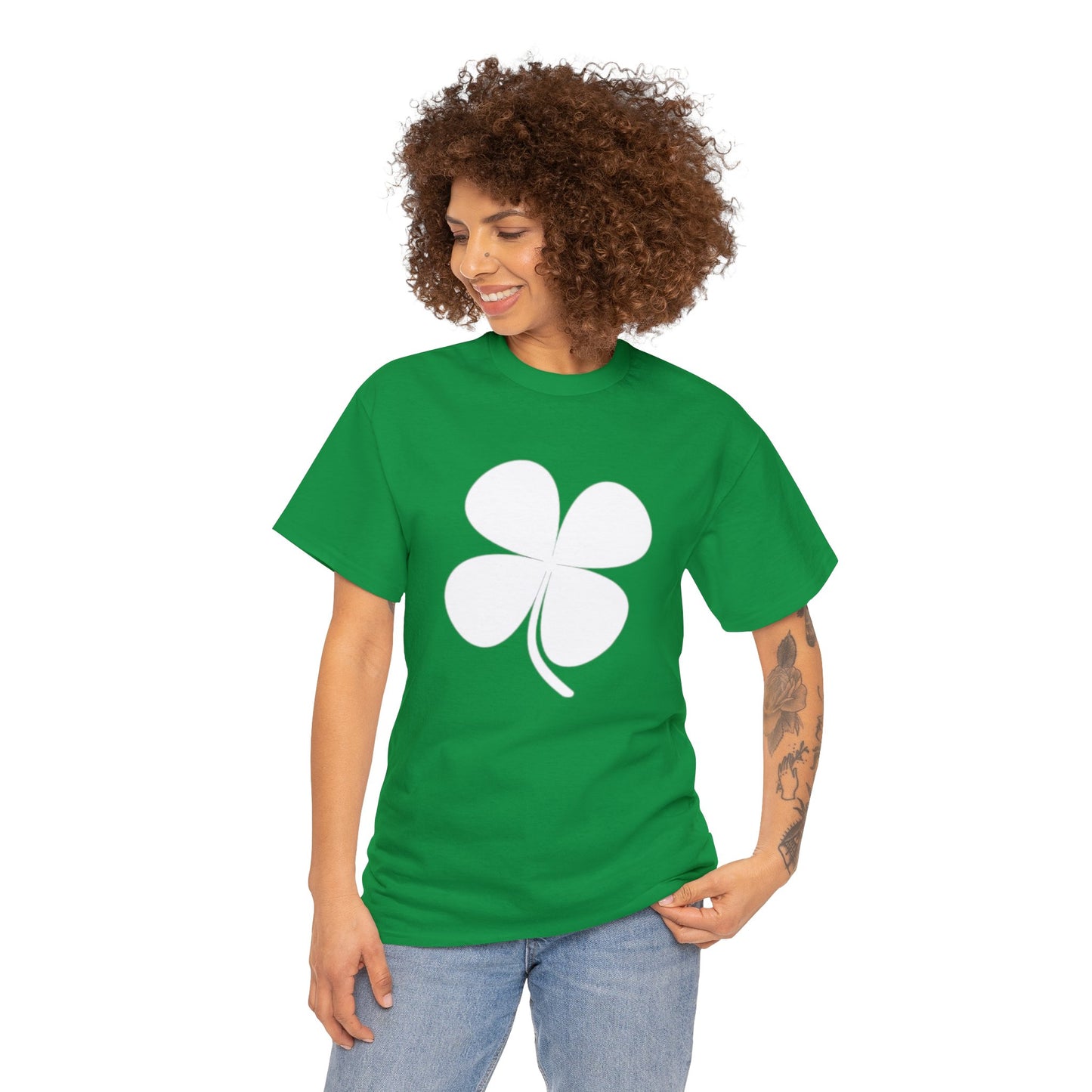 Green IRISH clover classic tee