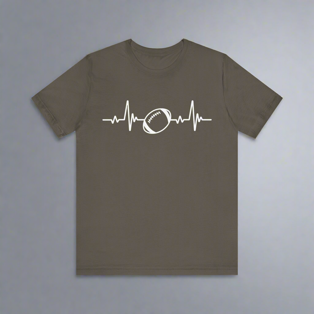 Football Heartbeat • T-shirt | Wyatt & Stella