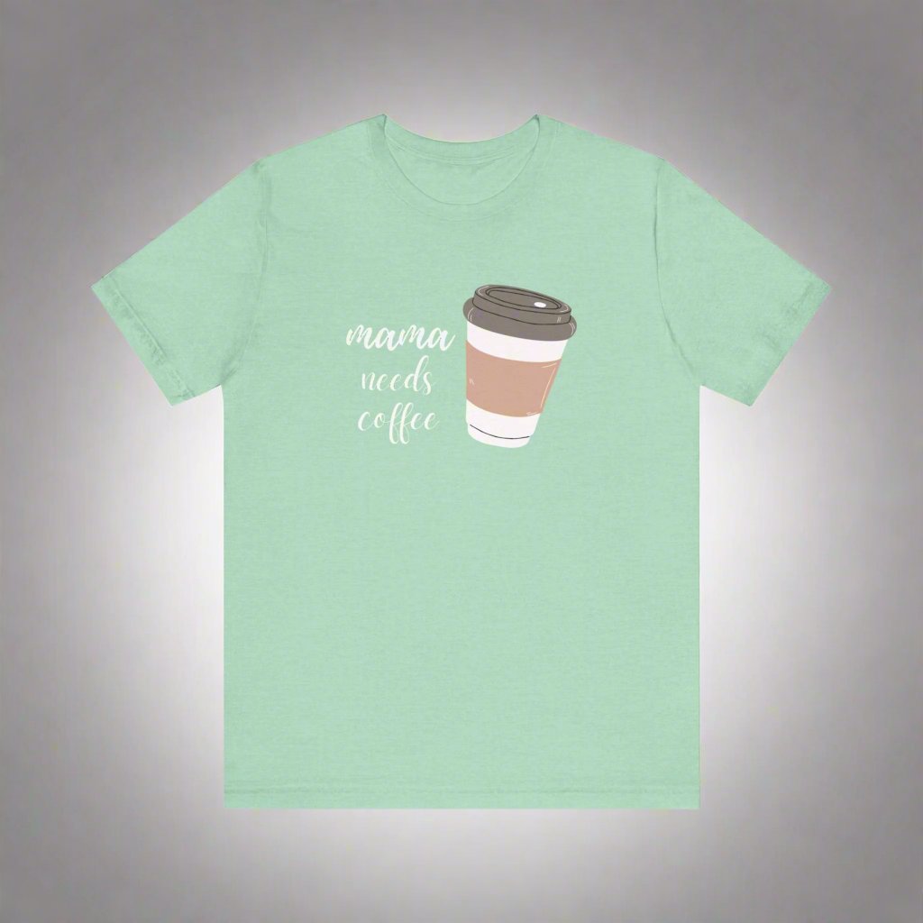 Coffee Mama shirt has a deep love for coffee and is soft cotton for you to wear again and again. 