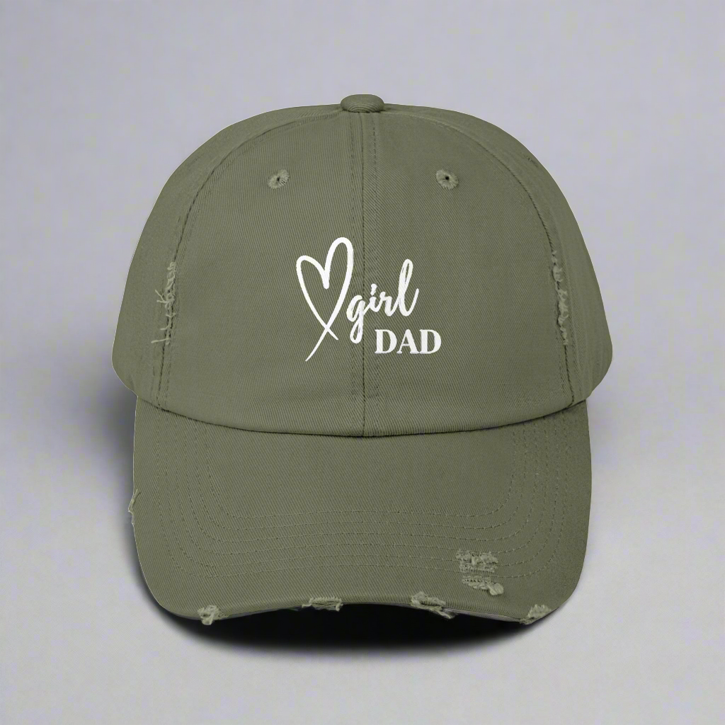 Girl Dad • Distressed Hat | Wyatt & Stella