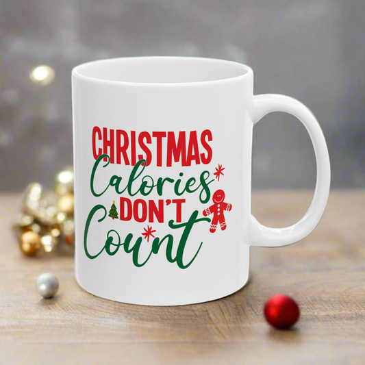 Christmas Calories Don't Count • Ceramic Mug | Wyatt & Stella