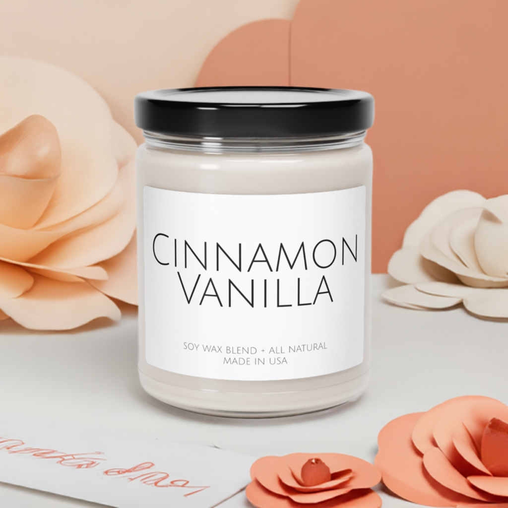 Cinnamon Vanilla Candle 9 ounces