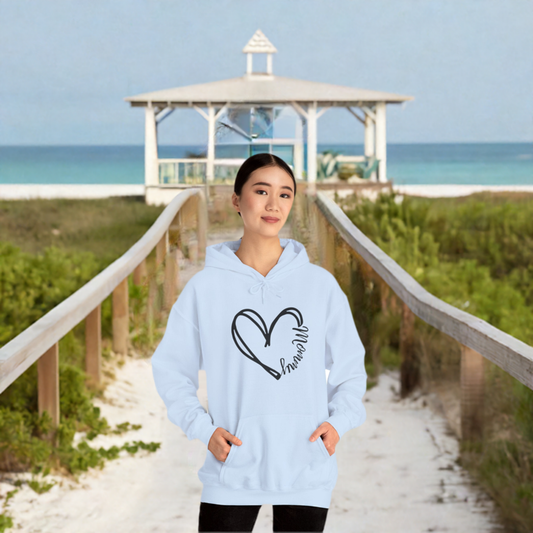 Heart Mommy Hooded Sweatshirt